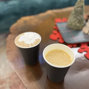 Peppermint Chocolate Bark and Galactic Sauce Latte