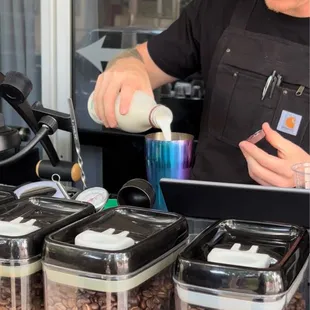 A2 milk used in coffee and tea