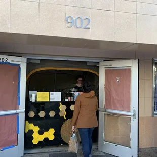 Current setup. A stand, inside of a tent, inside of a doorway. Can't wait for his permanent setup!