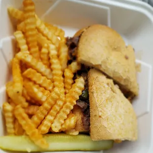 Seasoned cheesesteak