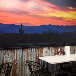 Burnt bbq &amp; tacos wall
