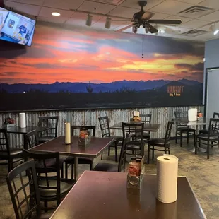 Entire dining area