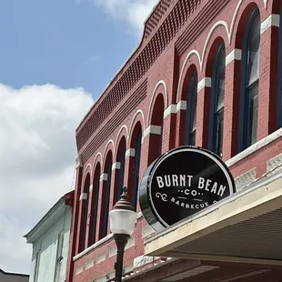 Sign for the Burnt Bean
