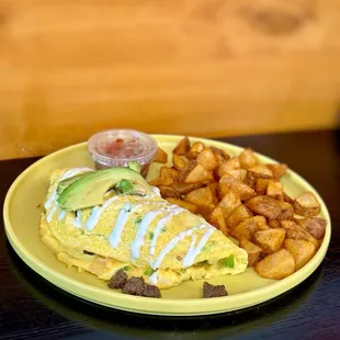Carne Asada Omelette