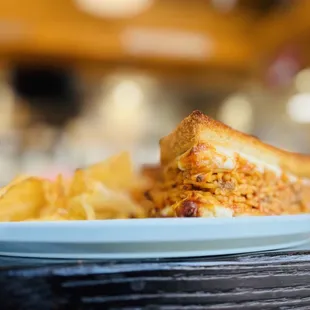 Spaghetti Grilled Cheese Sandwich