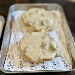 Buttermilk Biscuit and House Gravy $6.50