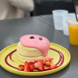 Souffl Pancakes - strawberry and berries