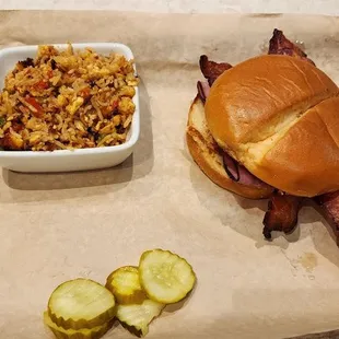 The Porkinator sandwich