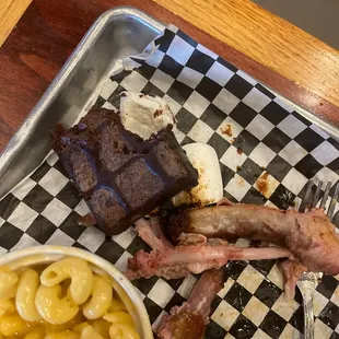 Served a frozen brownie-