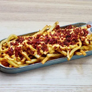Our best selling appetizer -  "Bacon" "Cheese" Fries