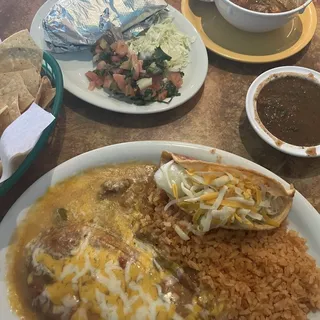 9. One Chili Relleno and Taco Combo