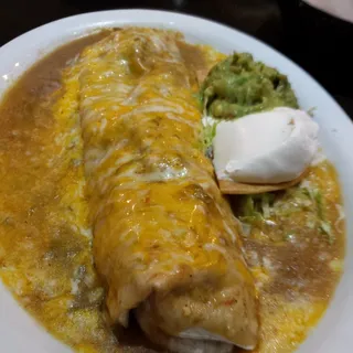 Deluxe Green Chili Burrito