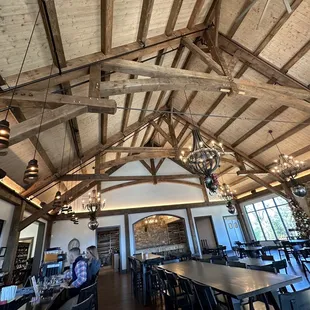 the dining room of the winery
