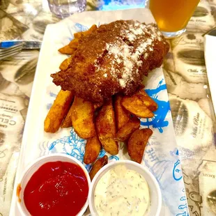 Grouper Fish and Chips