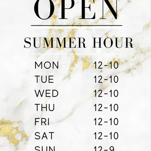 Summer Burosu Ramen business hours 
Start Monday June 13

More delicious hours for you