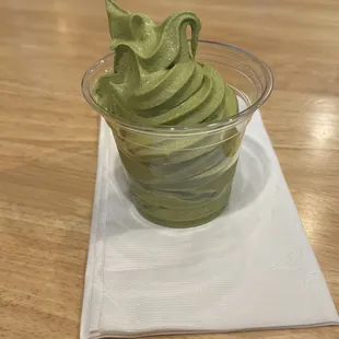 Matcha Soft Serve