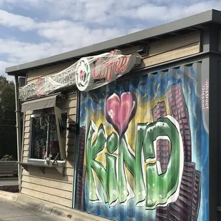 Outside Halloween decor