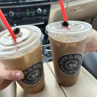 The Bee's Knees w/coconut milk &amp; snickers mocha