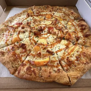 Georgia Peach specialty pizza