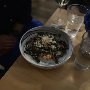 Squid ink fusilli