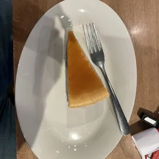 Top view of Salted Caramel Cheesecake