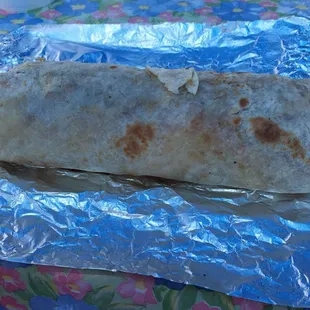 Beef &amp; chorizo burritto