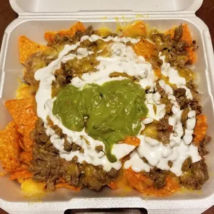 Doritos Nachos with Carne asada. YUM!