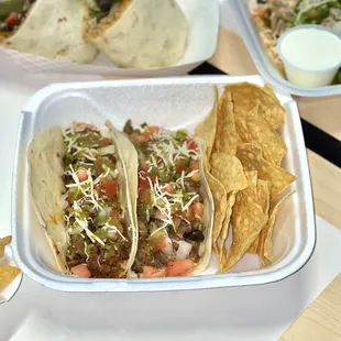 a variety of mexican food