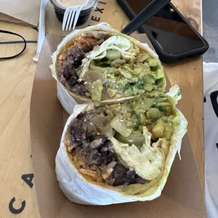 Saltado Style Burrito