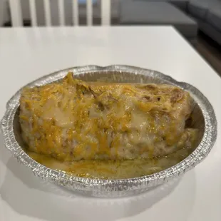 Al Pastor Mi Amor Burrito Smothered In Green Chile Verde Sauce