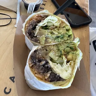 Saltado Style Burrito