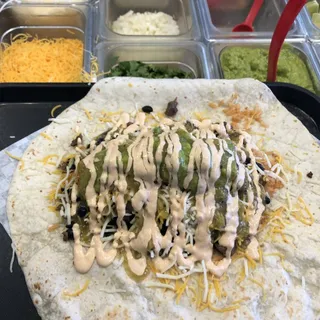 Bawkin Chicken Burrito