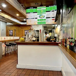 the interior of a restaurant