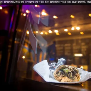 interior, burritos and wraps