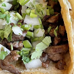 Steak taco