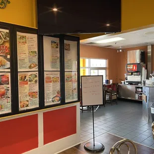 Entrance and view of walk-up order window