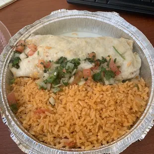 Steak and Cheese Burrito