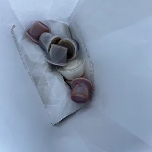 the contents of a burrito