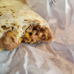 Steak Bean &amp; Cheese