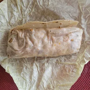 The number 4 burrito
