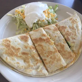 Vegetarian quesadilla