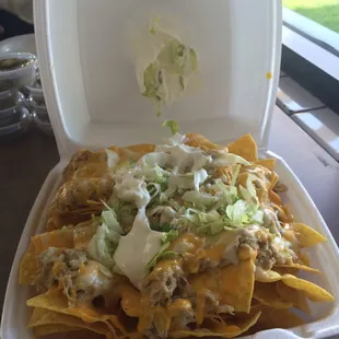 Chicken nachos