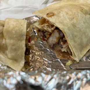 Blackened Shrimp Burrito