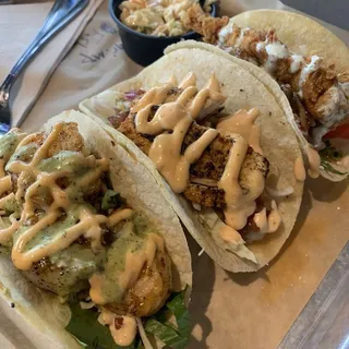 Fried Chicken BLT Taco