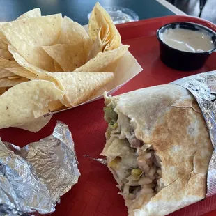 Spicy Chicken Burrito