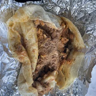 Inside of Everything Burrito