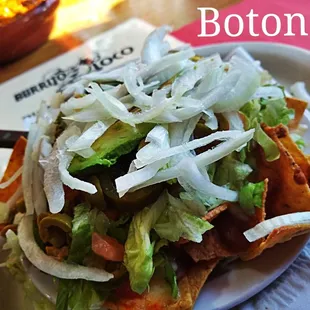 a plate of food on a table