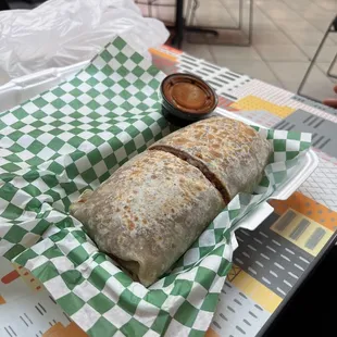 Asada burrito