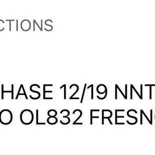 The unauthorized transaction