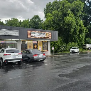 cars parked in a parking lot